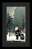 City Santa - Framed Print