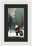 City Santa - Framed Print