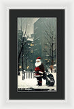 City Santa - Framed Print