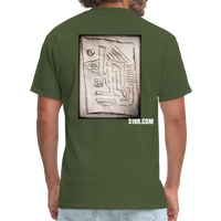 Napkin Doodle - military green