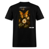 Butterfly Flower - black