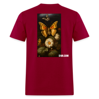 Butterfly Flower - dark red