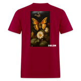 Butterfly Flower - dark red