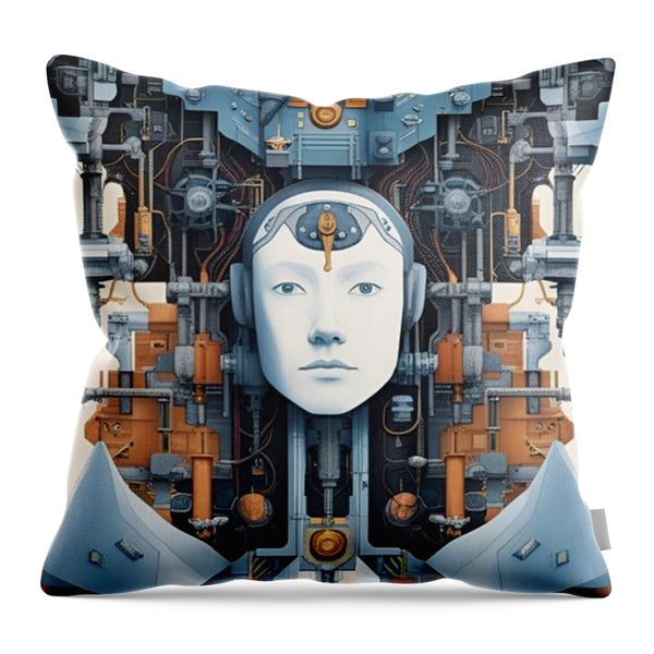 The Machine - Throw Pillow