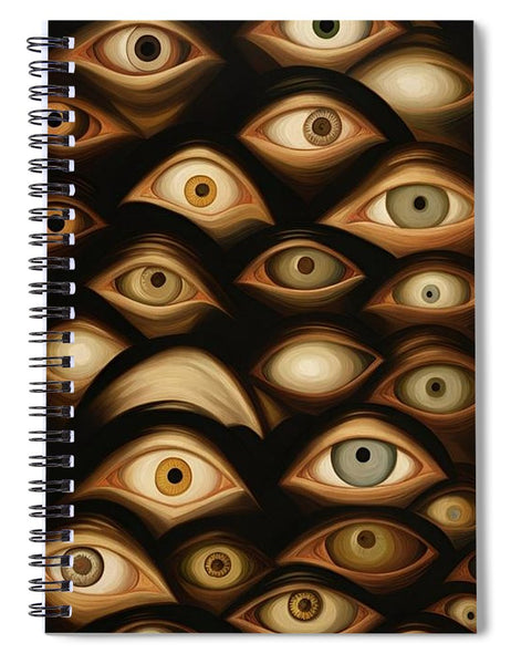 All Eyes - Spiral Notebook