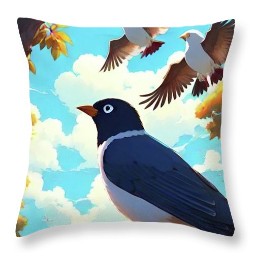 Bird Watch - Throw Pillow