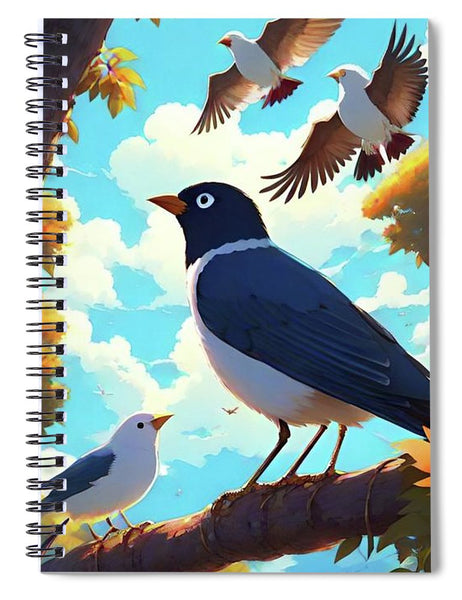 Bird Watch - Spiral Notebook