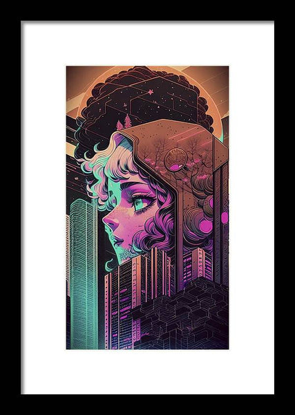 Fraction 3 - Framed Print