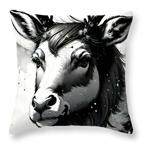 Reindeer Pride - Throw Pillow
