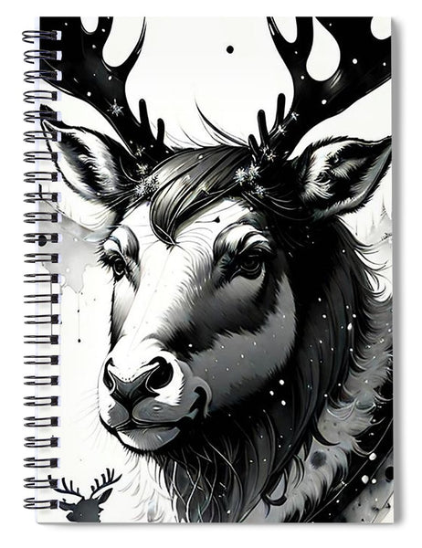 Reindeer Pride - Spiral Notebook