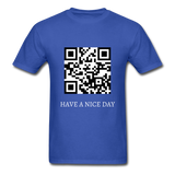 HAVE A NICE DAY - royal blue