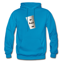 GO FUND Hoodie - turquoise