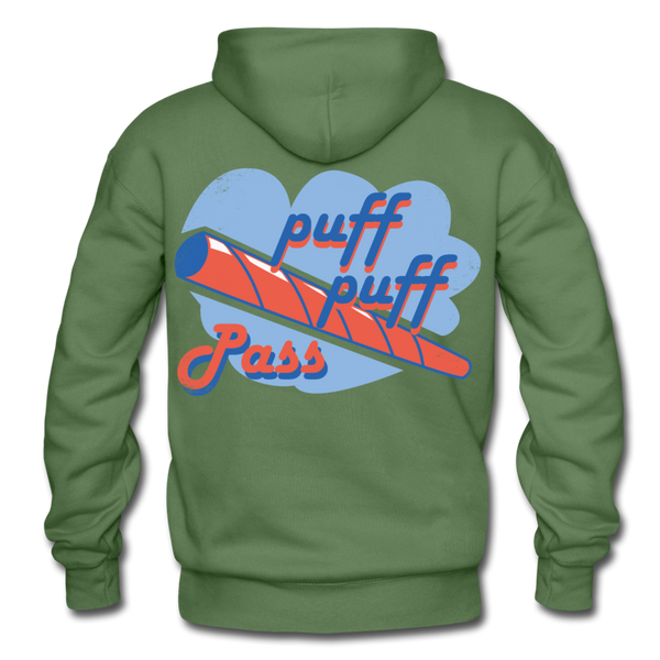 PUFF PUFF PASS Hoodie - military green