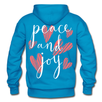 LOVE PEACE JOY - turquoise
