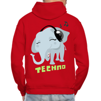 TECHNO 2 Hoodie - red