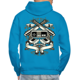 GAME ON Hoodie - turquoise