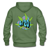 420 A Hoodie - military green