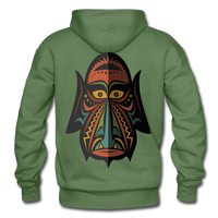AFRICAN MASK 4 Hoodie - military green