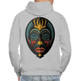 AFRICAN MASK 5 Hoodie - heather gray