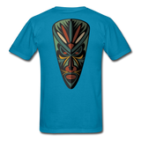 AFRICAN MASK - turquoise
