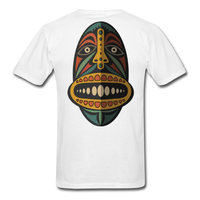 AFRICAN MASK 2 - white