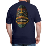 AFRICAN MASK 2 - navy