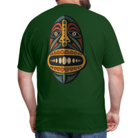 AFRICAN MASK 2 - forest green