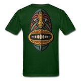 AFRICAN MASK 2 - forest green