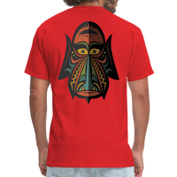 AFRICAN MASK 4 - red