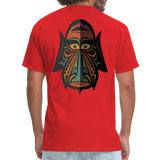 AFRICAN MASK 4 - red