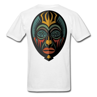 AFRICAN MASK 5 - white