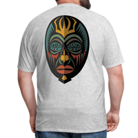 AFRICAN MASK 5 - heather gray
