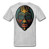 AFRICAN MASK 5 - heather gray