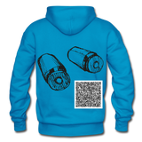 BULLETS Short Story Hoodie - turquoise