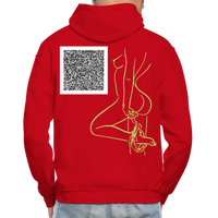 CHECK IT OUT Short Story Hoodie - red