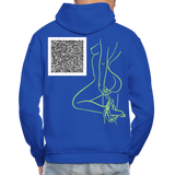 CHECK IT OUT Short Story Hoodie - royal blue