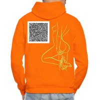 CHECK IT OUT Short Story Hoodie - orange