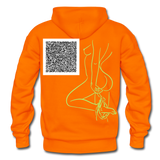CHECK IT OUT Short Story Hoodie - orange