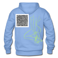CHECK IT OUT Short Story Hoodie - carolina blue