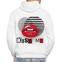 KISS ME  Hoodie - white