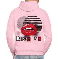 KISS ME  Hoodie - light pink