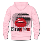 KISS ME  Hoodie - light pink