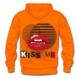 KISS ME  Hoodie - orange