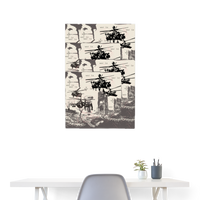 WAR IS Poster 24x36 - white