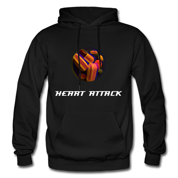HEART ATTACK Hoodie - black