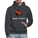 HEART ATTACK Hoodie - charcoal grey