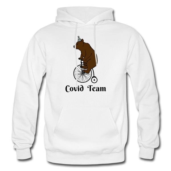 Covid Team Hoodie - white