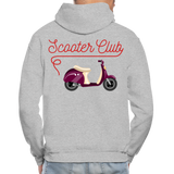 SCOOTER CLUB Hoodie - heather gray
