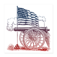 CANNON Poster 16x16 - white