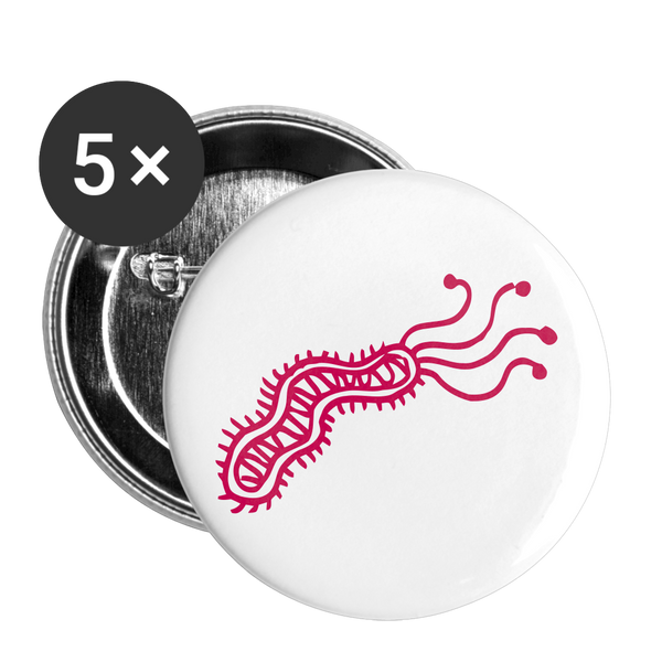 FEELER Buttons small 1'' (5-pack) - white